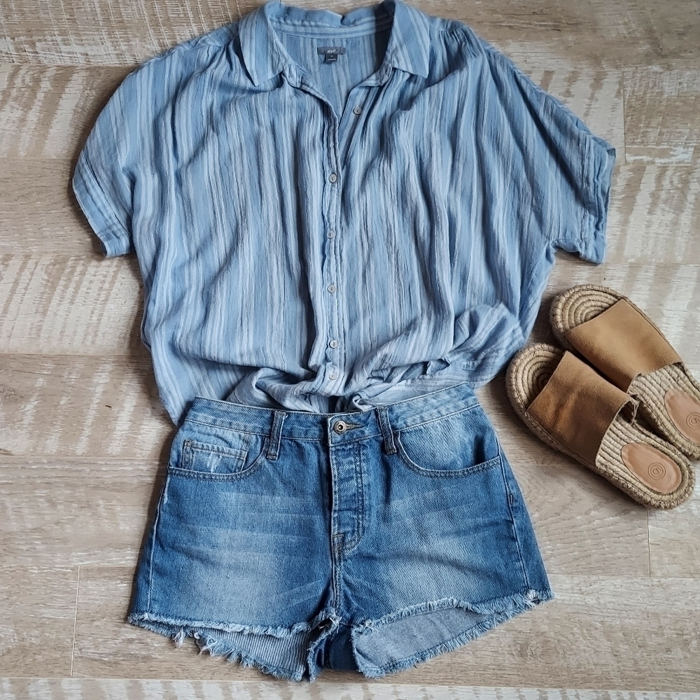 I Love H81 Cute Denim Shorts